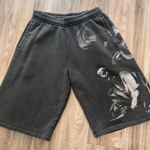 OFF-White Black Matthew Over Sweat Shorts